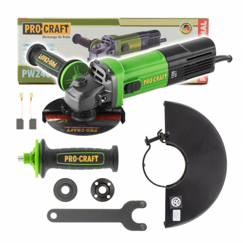 Bruska úhlová Procraft PW2400ES, 125mm | PW2400ES